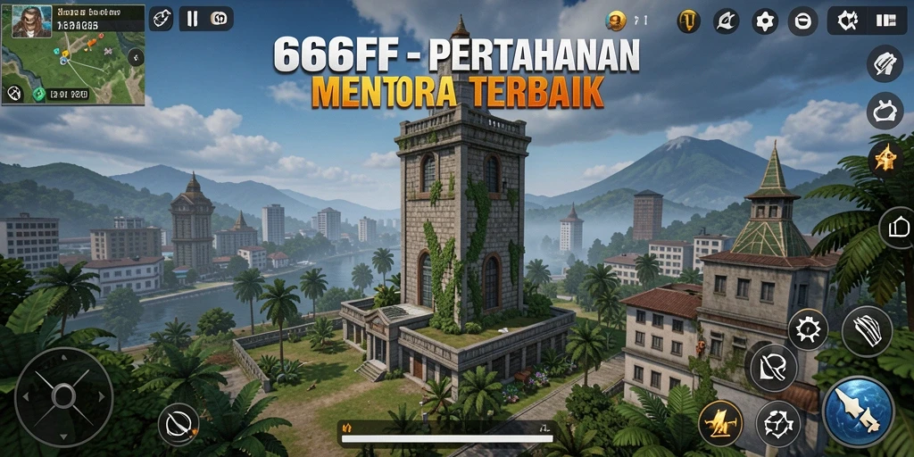 Gameplay Tower Defense yang seru dan penuh strategi.