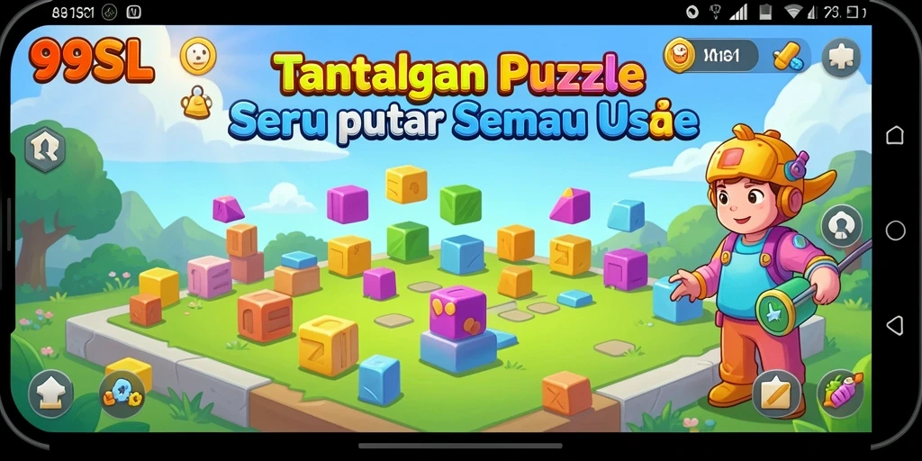 Tampilan gameplay 99SL yang penuh warna dan menantang.