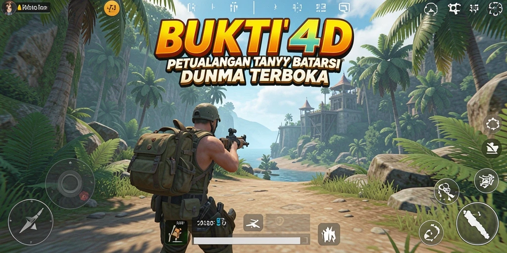 Screenshot BUKTI4D menampilkan petualangan seru di dunia terbuka yang luas.