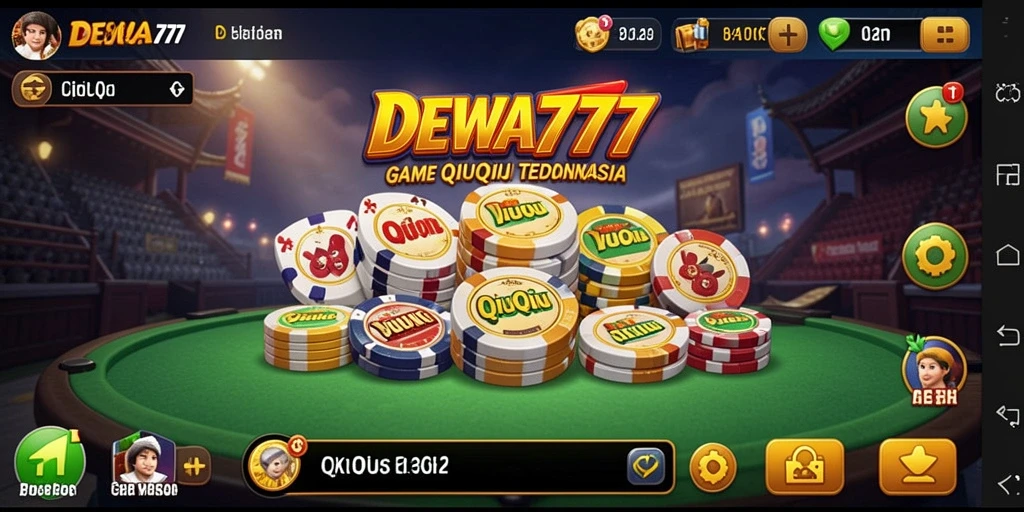 Gameplay QiuQiu yang menarik dalam DEWA777.