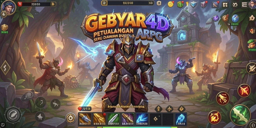 Tampilan gameplay menarik dari GEBYAR4D yang penuh aksi.