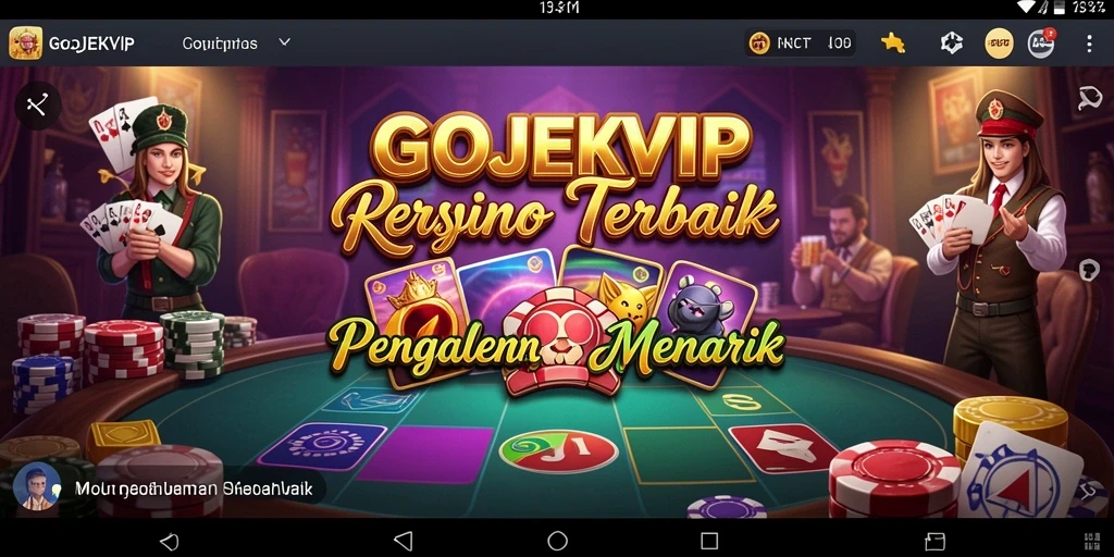 Tampilan gameplay menarik di GOJEKVIP yang menonjolkan keseruan Kasino.