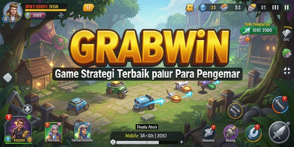 Tampilan gameplay menarik dari GRABWIN dengan strategi mendalam.