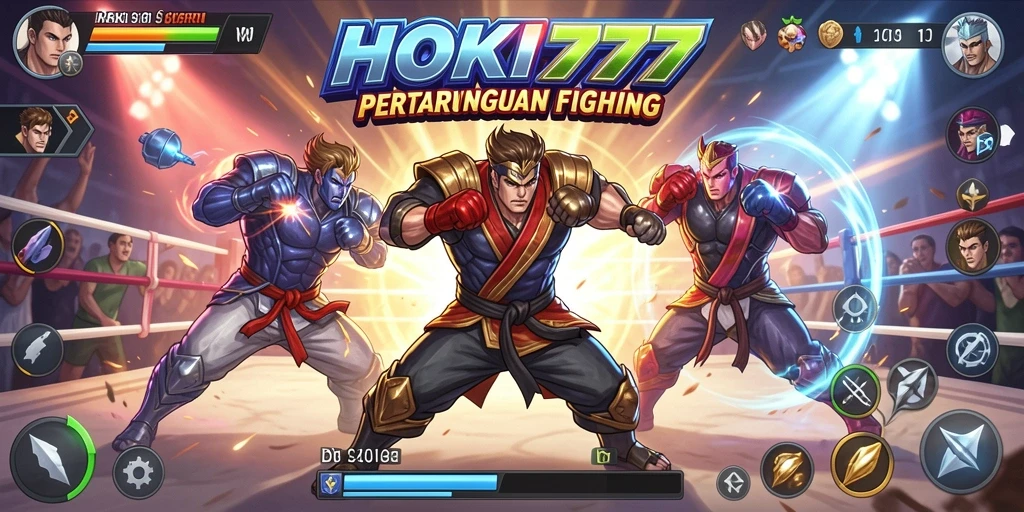 Tangkapan layar HOKI777 menunjukkan aksi pertarungan yang mendebarkan.