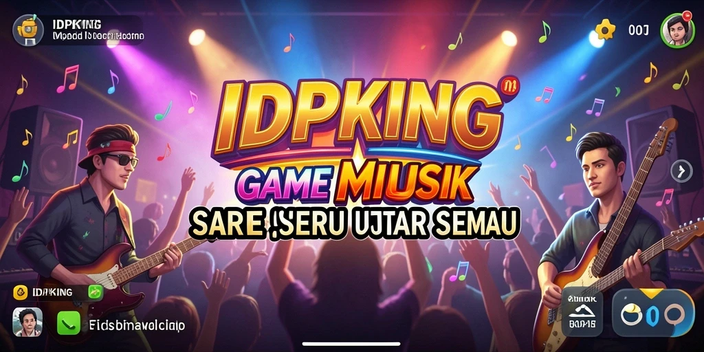 Screenshot gameplay <strong>IDPKING</strong> menampilkan pengalaman musik yang interaktif.