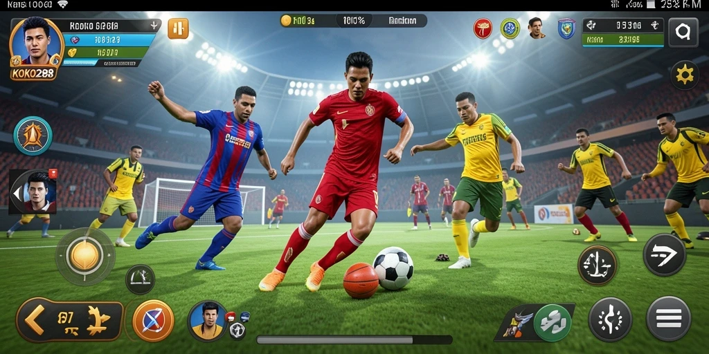 Tampilan aksi mendebarkan pada gameplay KOKO288 yang menakjubkan.