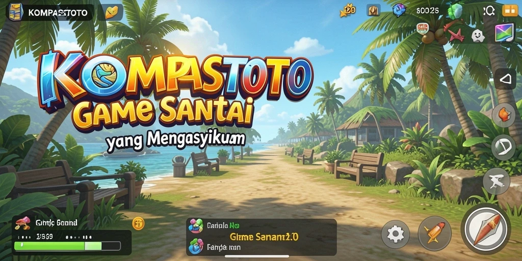 Screenshot utama KOMPASTOTO menampilkan gameplay yang mengasyikkan dan interaktif.