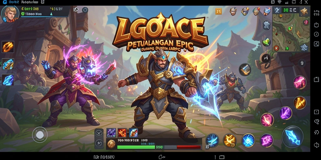 Tampilan gameplay ARPG yang mendebarkan dan penuh aksi.