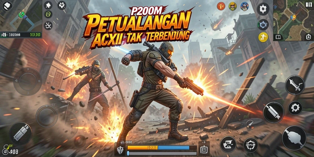 Tampilan menarik saat beraksi dalam P200M yang penuh ketegangan.
