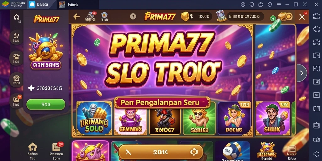Tangkapan layar gameplay PRIMA77 menampilkan slot yang penuh warna dan menarik.