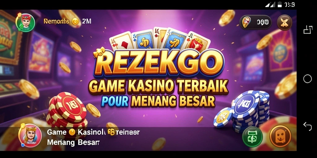 Tampilan menarik dari gameplay REZEKIGO di dunia Kasino.
