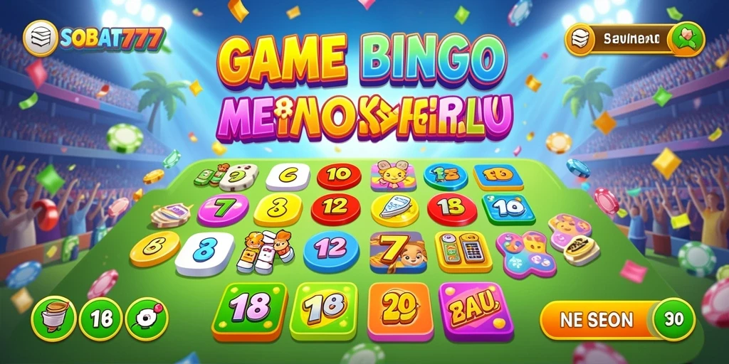 Tampilan gameplay yang seru dalam permainan Bingo SOBAT777.