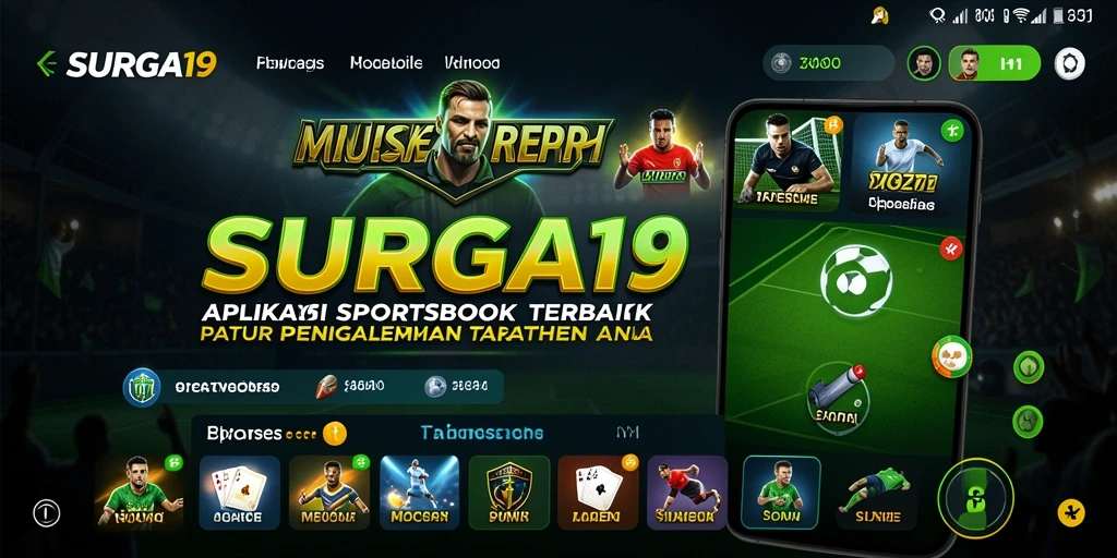 Tampilan menarik dari gameplay SURGA19 dalam taruhan Sportsbook.